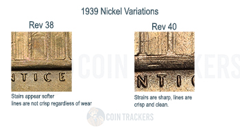 1939 Nickel Variations