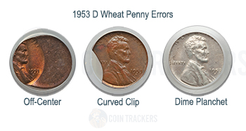 1953 D Penny error value