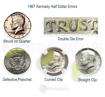 1967 Half Dollar Errors