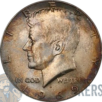 Silver Coin Toned