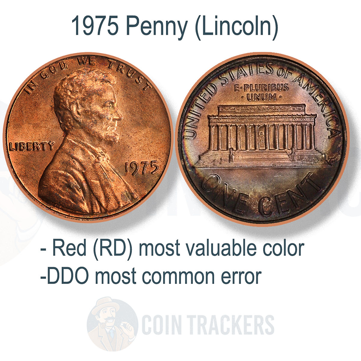 1975 Penny Error List No Mint Mark Discounted Shop Www 