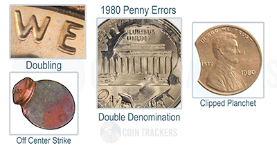 Penny Errors from 1980