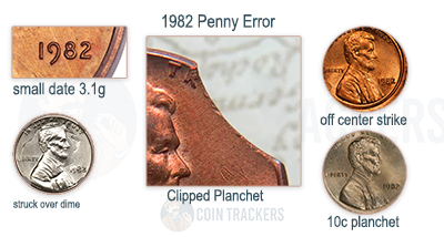 Penny Errors for 1982