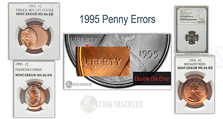 All Major 1995 Penny Errors