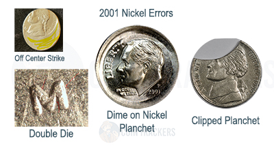 2001 Nickel Errors