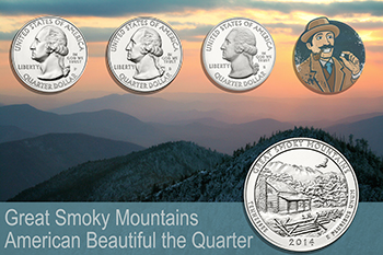 Great Smoky Mountain 2014 Quarter