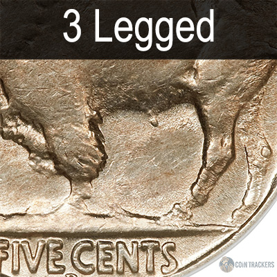 3 Legged Buffalo Nickel 