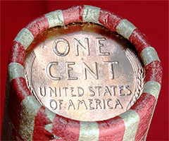 Wheat Penny Coin Roll