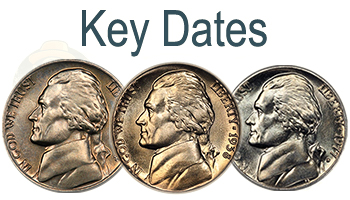 Jefferson Nickel Key Dates