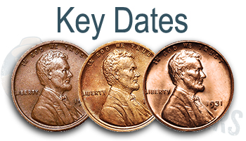 Wheat Cents Key Dates