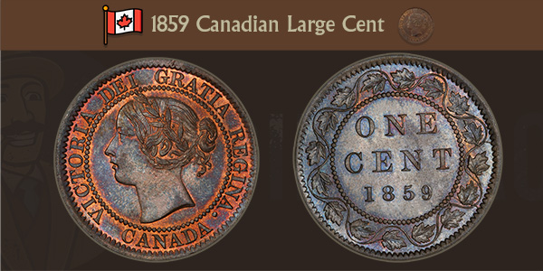 1859 Canadian Large Cent