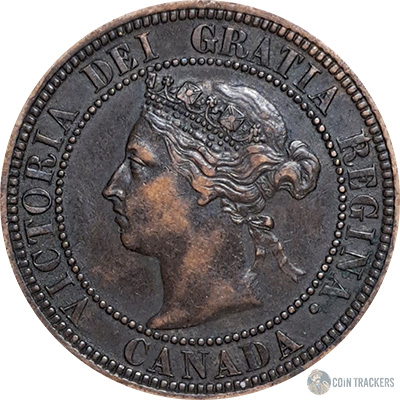 1882 H Canadian Large Cent