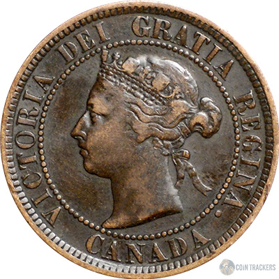 1884 Canadian Large Cent