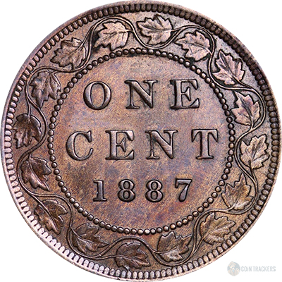 1887 Canadian Large Cent