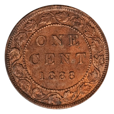 1888 Canadian Large Cent