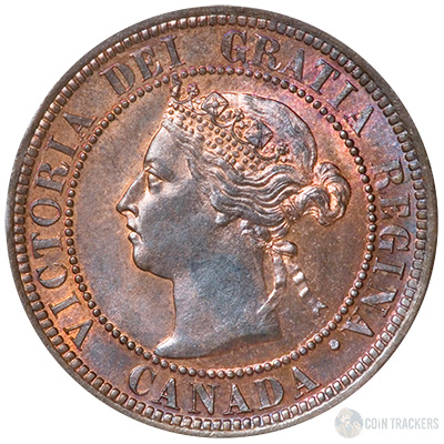 1891 Canadian Large Cent Value - CoinTrackers.com