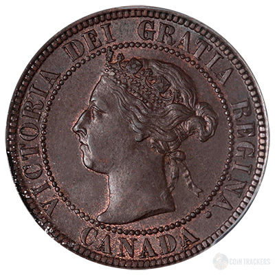 1892 Canadian Large Cent