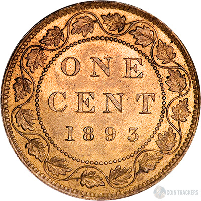 1893 Canadian Large Cent