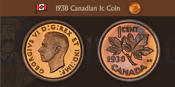 1938 Canadian Penny
