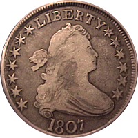 1807 Draped Bust Half Dollar