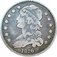 1836 Capped Bust Quarter