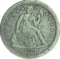 1856 O Seated Liberty Dime