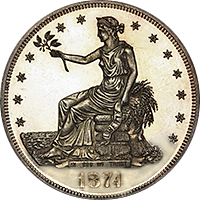 1874 CC Trade Dollar