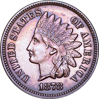 1878 Indian Head Penny