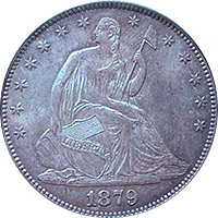 1879 Seated Liberty Half Dollar