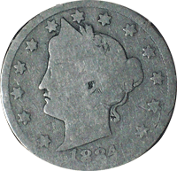 1884 Liberty Head V Nickel