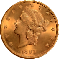 1897 S Liberty Head Double Eagle