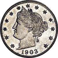 1903 Liberty Head V Nickel