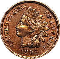 1909 S Indian Head Penny