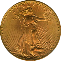 1911 D St Gaudens Double Eagle