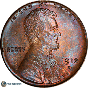 1912 S Wheat Penny