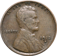 1912 S Wheat Penny