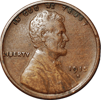 #50 Details about   VF 1915-s Lincoln Wheat Penny 