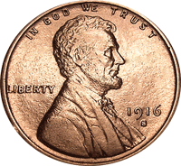 1916 S Wheat Penny