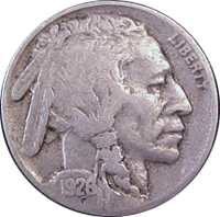 1926 P Buffalo Nickel