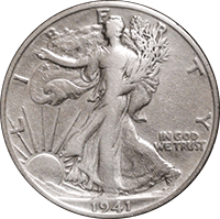 1941 D Half Dollar