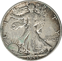 1944 D Half Dollar