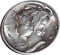 1944 Mercury Dime Value Cointrackers