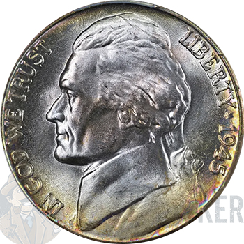 1945 D Jefferson Nickel