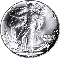 1945 Half Dollar