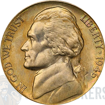 1946 S Jefferson Nickel