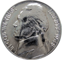 1948 D Jefferson Nickel