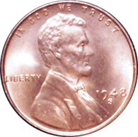 1948 D Wheat Penny