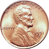 1951 D Wheat Penny