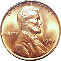 1952 S Wheat Penny