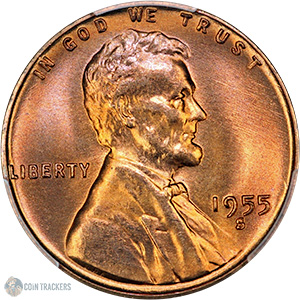 1955 S Wheat Penny